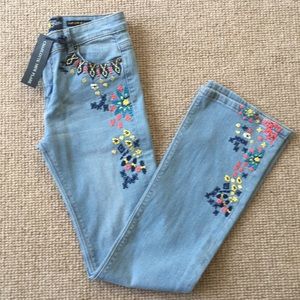 Lucky Brand girls mini flare jeans sz 14